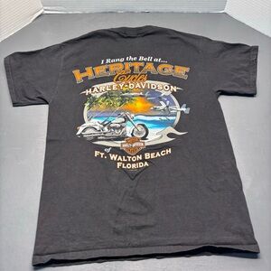Harley Davidson T Shirt Sz Medium Black